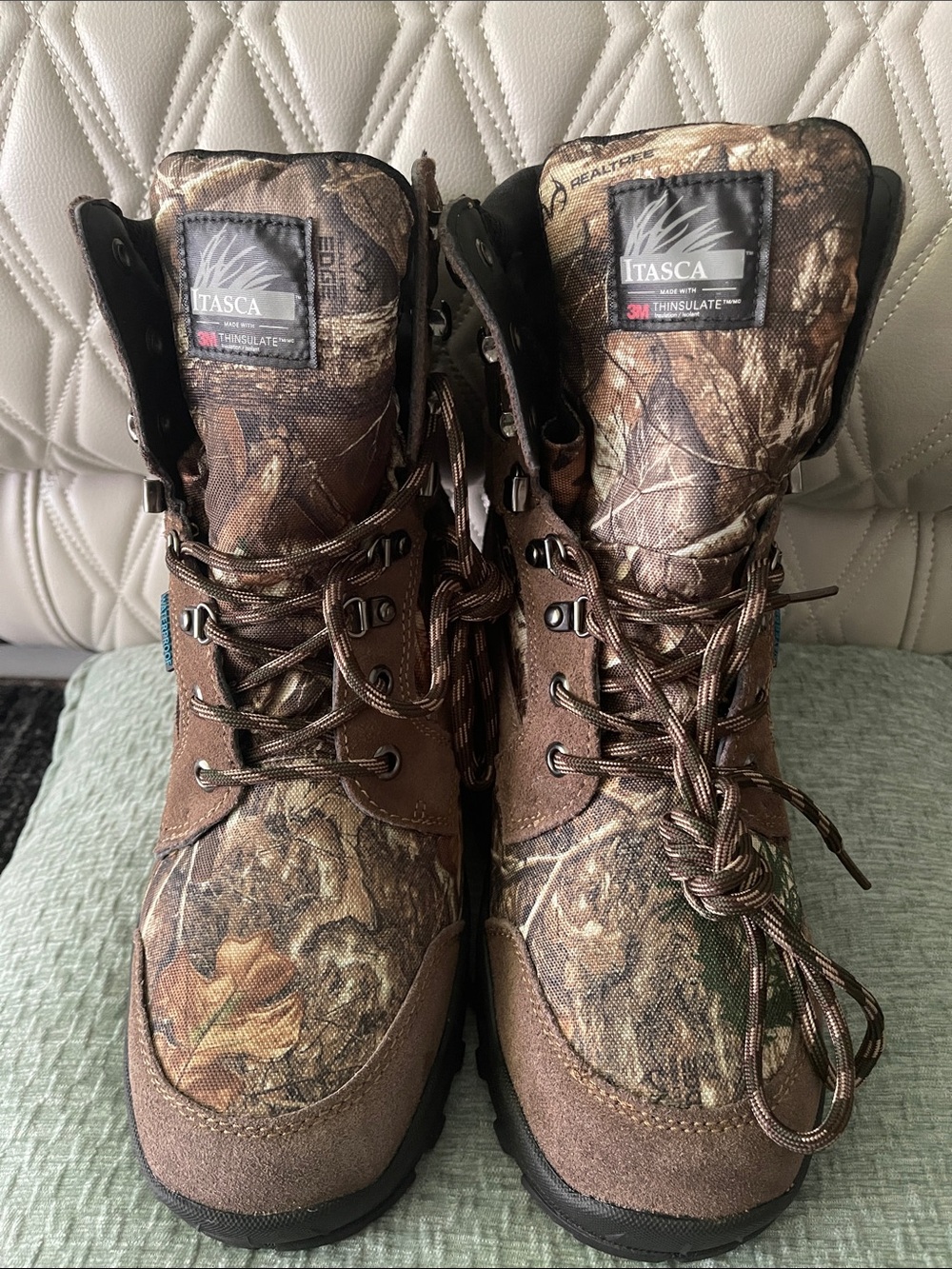Itasca Men's big buck thinsulate Camo Hunting Boots size 9.5